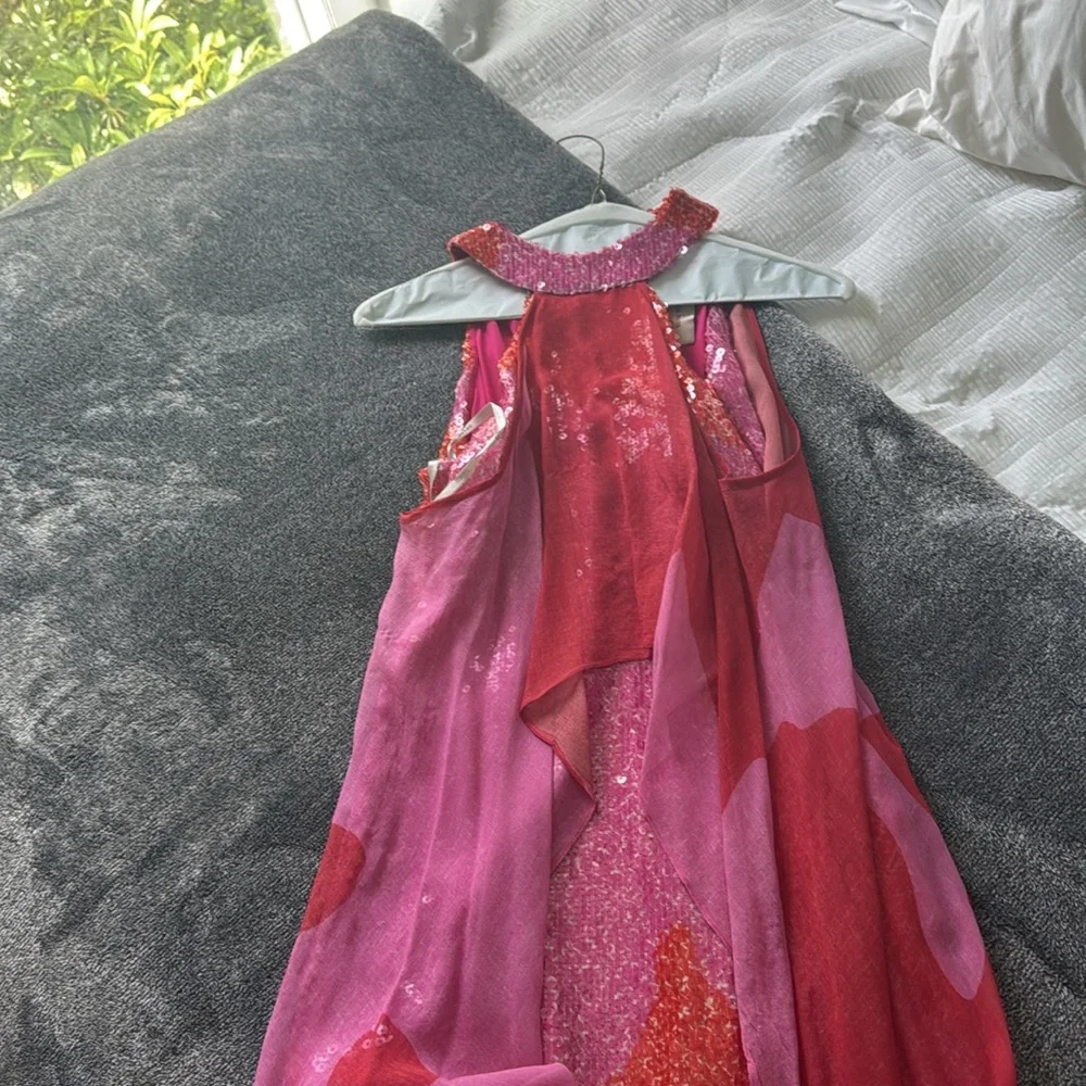Lodi Layered Silk & Sequin Maxi Dress By Silvia Tcherassi - Picture 2 of 12